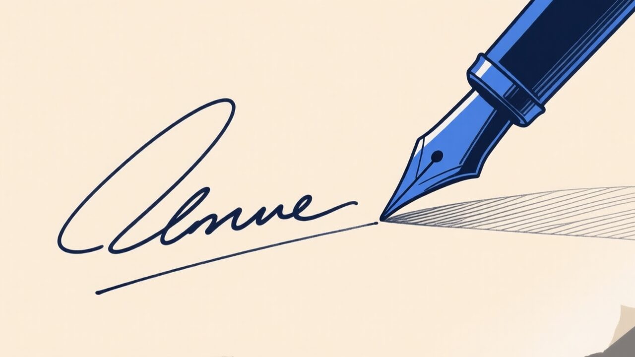 How to sign a PDF without printing, scanning or an app